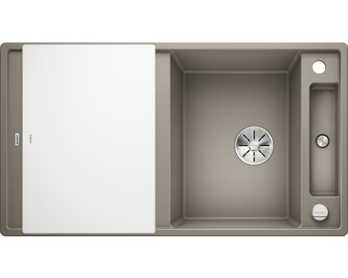 Spoelbak met afdruiprek en snijplank