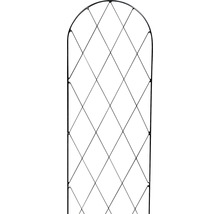 Metalen tuinafscheiding met ruitpatroon