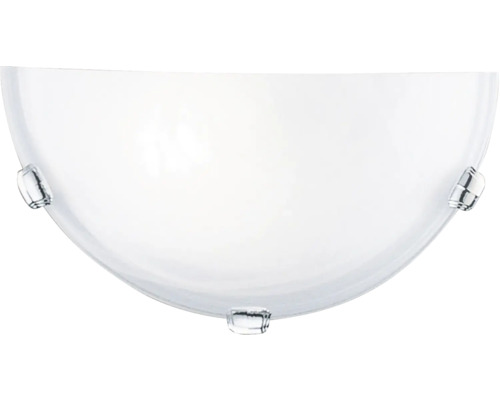 Halfronde wandlamp met bevestigingsclips