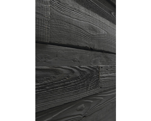 Close-up van zwarte houten panelen