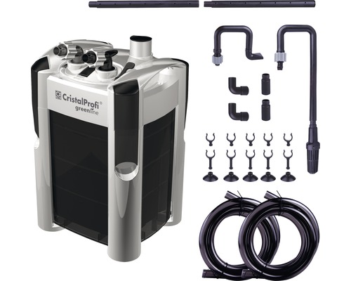 Aquarium buitenfilter met accessoires