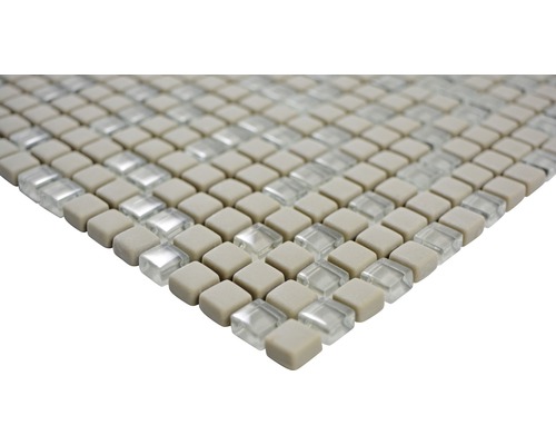 Mozaïektegel met glas