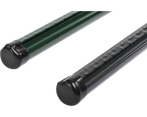Metalen hekpaal met plastic dop