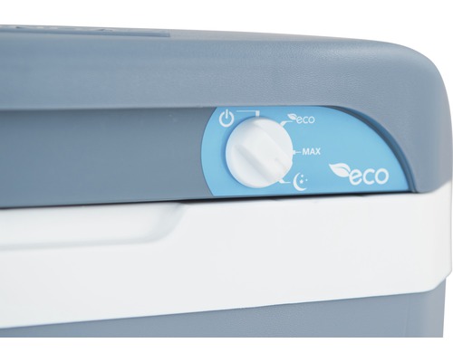 Detailweergave van een koelboxregelaar met eco- en nachtmodus