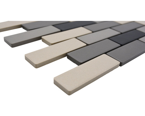 Mozaïektegels in rechthoekige vorm