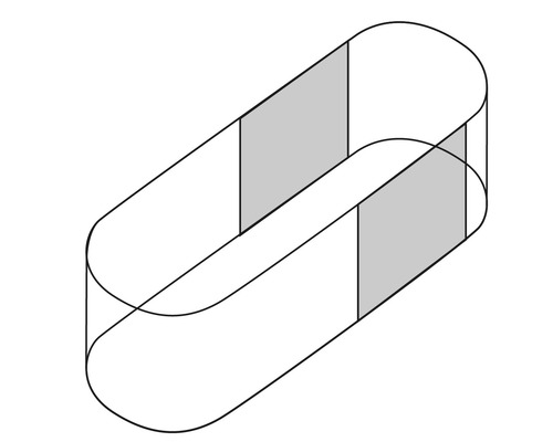 Symbool voor een geleide leiding