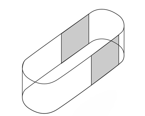 Illustratie van een bandconstructie