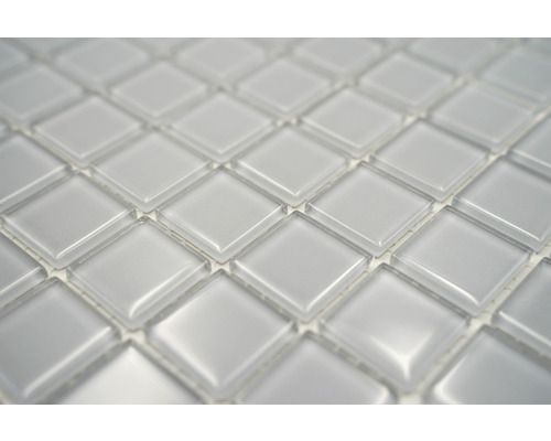 Close-up van vierkante glazen mozaïektegels