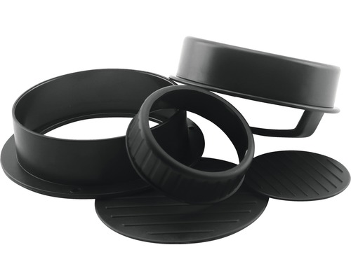 Burgerpers set van kunststof