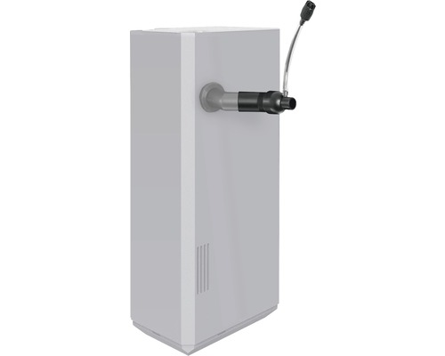 Ventilatieapparaat met zijaansluiting