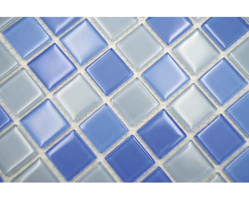 Mozaïektegels van glas met vierkant ontwerp