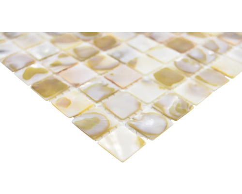 Mozaïektegel van parelmoer, vierkant
