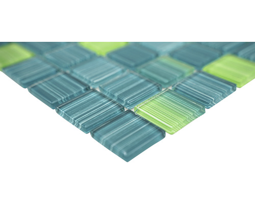 Glasmozaïektegel met vierkante vormen