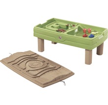 Waterspeeltafel voor kinderen met speelgoed en afdekking