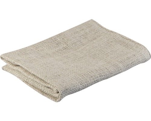 Opgevouwen jute doek