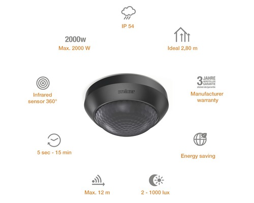 Steinel infraroodsensor 360 graden voor buiten