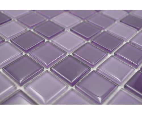 Vierkante mozaïektegels van glas