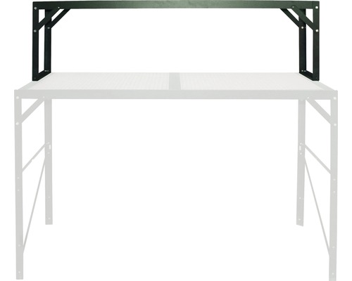 Werkbankopzetstuk van metaal voor gereedschapsopslag