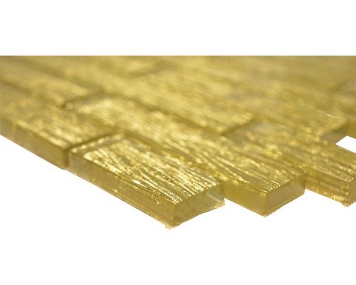 Glazen mozaïektegel in langwerpige vorm