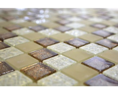 Close-up van een mozaïek van glas