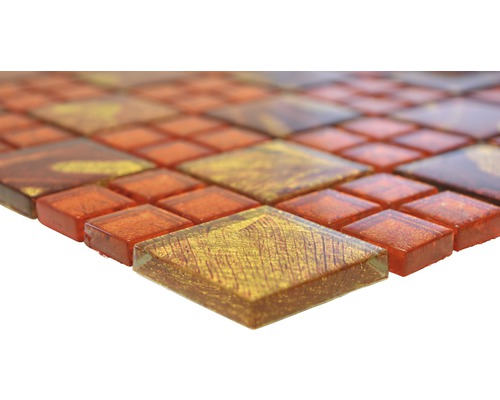 Glazen mozaïektegel