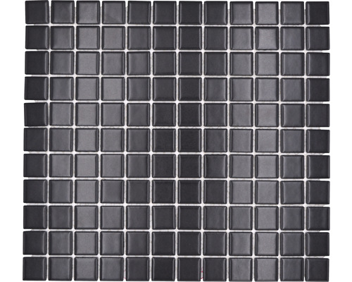 Mozaïektegel keramisch M 892 zwart mat 30,5x32,5 cm