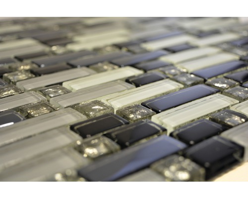 Glazen mozaïektegels, close-up