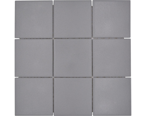 Mozaïektegel keramisch RAT 900 grijs 30x30 cm antislip Negen grijze mozaïektegels vierkant gerangschikt
