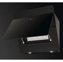 Afzuigkap met open klep en verlichting