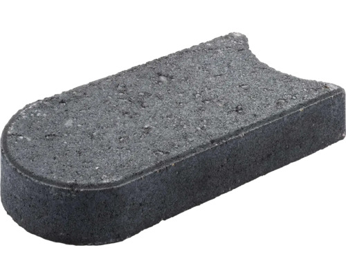 LUSIT Gazontegel antraciet 22 x 12 x 4 cm Betonklinker met afgeronde rand
