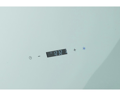 Bedieningselementen van een afzuigkap met digitale display