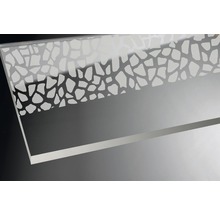 BREUER Inloopdouche Entra chroom 120 cm terrazzo wit