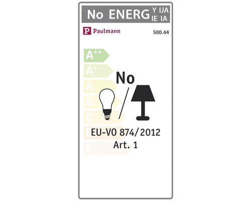 Paulmann Logo energie-efficiëntielabel