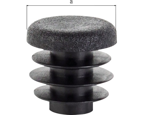 Kunststof buisstop met lamellen en maatvoering