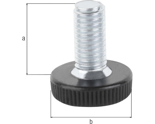 Stelpoot met schroefdraad