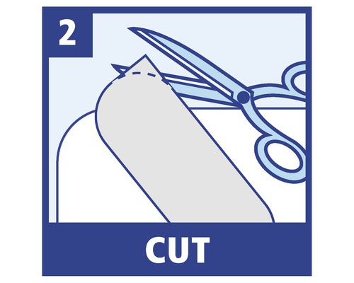 Symbool voor snijden met een schaar