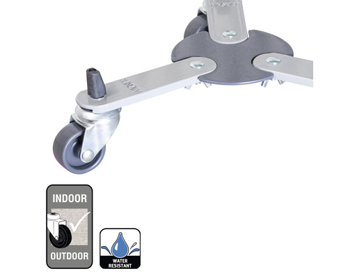 Wagner meubelroller met wielen, geschikt voor binnen en buiten, waterafstotend