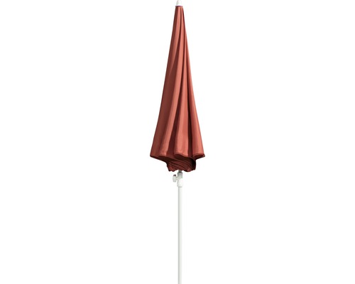 Gesloten parasol met standaard