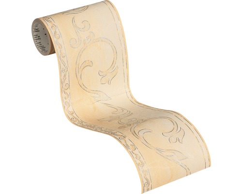 Rol behangrand met bloemmotief