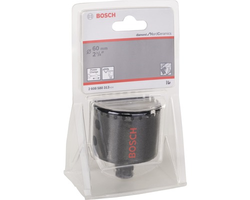 Bosch Logo diamantboor in verpakking, diameter 60 millimeter