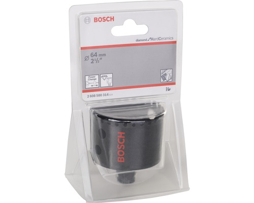 Bosch gatenzaag voor hard keramiek met een diameter van 64 millimeter in verpakking