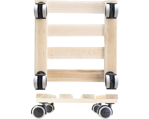 Houten meubelroller met wielen