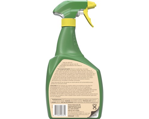 Spuitfles met gewasbeschermingsmiddel