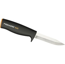 Fiskars K40 universeel mes met vaststaand lemmet en kunststof handvat