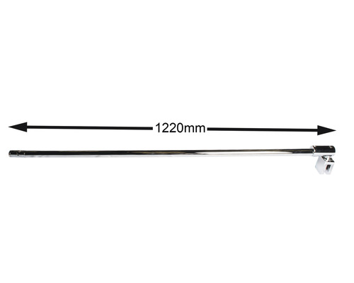 Metalen stang met een lengte van 1220 millimeter