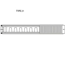 THERMRAD Vlakke paneelradiator S8 type 21 40x160 cm HxB-thumb-3