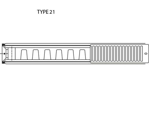 Radiator type 21 schema