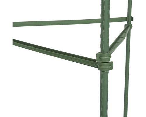 Detailopname van een kunststof tuinrek