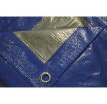 HORNBACH Afdekzeil zilver/blauw 4x5 m-thumb-3