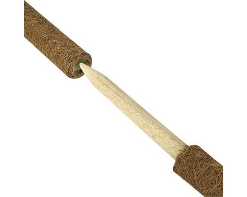 Plantensteun van kokosvezel met houten stok om te verlengen